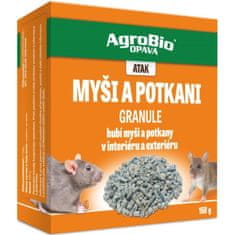 AgroBio ATAK Myši a potkani - granule 150 g