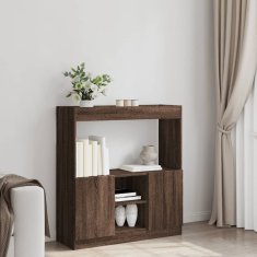 Petromila Skříň highboard hnědý dub 92 x 33 x 100 cm kompozitní dřevo