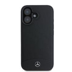 MERCEDES Originální zadní kryt hardcase Leather Urban MEHCP16MARMBK pro iPhone 16 Plus black