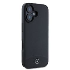 MERCEDES Originální zadní kryt hardcase Leather Urban MEHCP16MARMBK pro iPhone 16 Plus black