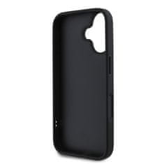 Karl Lagerfeld Zadní kryt 3D Rubber Karl and Choupette pro iPhone 16 Black