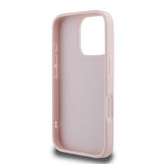 Guess Originální zadní kryt PU Leather Quilted pro iPhone 16 Pro Max Pink