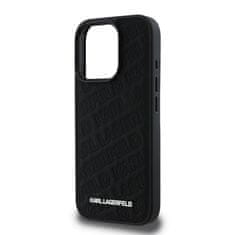 Karl Lagerfeld Zadní kryt PU Quilted Pattern pro iPhone 16 Pro Black