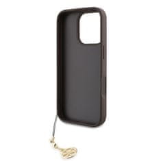 Guess Zadní kryt 4G Charm pro iPhone 16 Pro Tone on Tone Brown