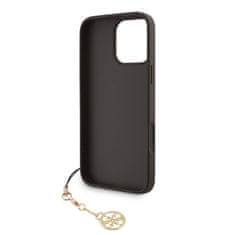 Guess Zadní kryt 4G Charm pro iPhone 16 Pro Max Tone on Tone Brown