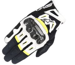 Alpinestars rukavice SMX-2 Air Carbon black/white/yellow fluo vel. S