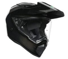 AGV Helma na moto AX9 E2205 SOLID MPLK GLOSSY CARBON vel. 2XL