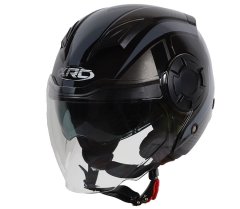 XRC Helma na moto Metric 2.0 black/grey vel. M