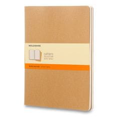 Sešity Moleskine Cahier XL, linkovaný, 3 ks, karton