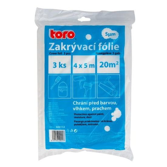 Toro FÓLIE 3KS PRO OCHRANU PROTI PRACHU HDPE 5MY 4X5M