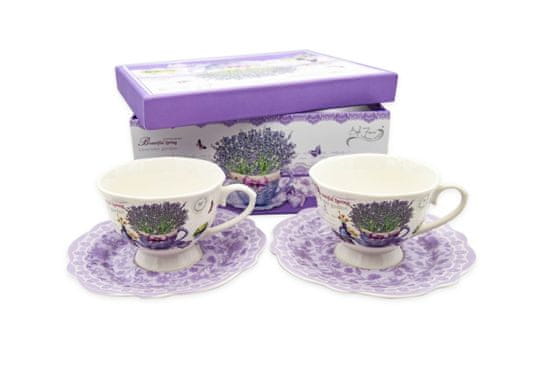 Šapo 220ml porcelán sada 2ks LEVANDULE