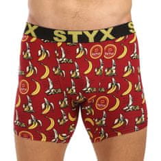 Styx Pánské boxerky long art sportovní guma banány (UN1359) - velikost XL