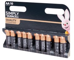 Duracell Baterie Duracell Simply AA 10 kusů