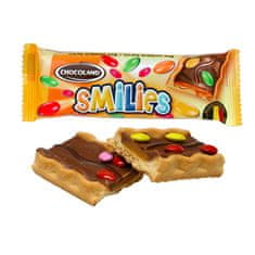 CHOCOLAND Chocoland Sušenka SMILIES 27 g s lentilkami - karamelová