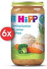 HiPP BIO Zeleninové rizoto s krůtím masem 6 x 250 g