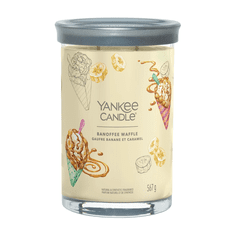 Yankee Candle Yankee Candle vonná svíčka Signaturevelká svíčka Tumbler Banoffee Waffle 567g