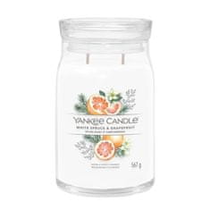 Yankee Candle Yankee Candle vonná svíčka Signature velká White Spruce & Grapefruit 567g