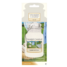 Yankee Candle visačka do auta Clean Cotton