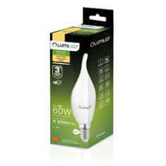 LUMILED 6x LED žárovka E14 BA35 8W = 60W 806lm 3000K Teplá bílá 180°