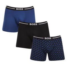 BOSS 3PACK pánské boxerky vícebarevné (50517840 982) - velikost XXL