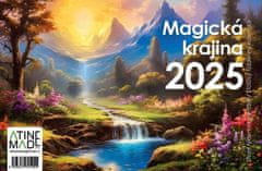 Kalendář 2025 Magická krajina, stolní, týdenní, 225 x 150 mm