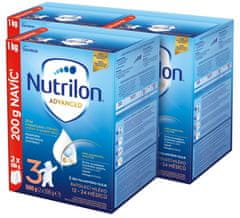 Nutrilon 3 Advanced batolecí mléko, 3 x 1 kg