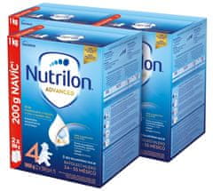 Nutrilon 4 Advanced batolecí mléko, 3 x 1 kg