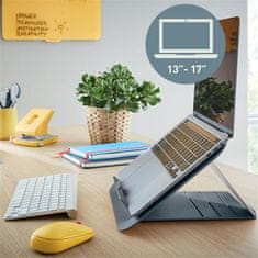 Leitz Stojan pod notebook "Ergo Cosy", sametově šedá, 64260089