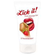 Lick-it Lick it! Lick it! Lubrikační gel Strawberry 50ml