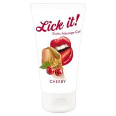 Lick-it Lick it! Lick it! Lubrikační gel Cherry 50ml