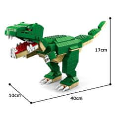 INTEREST Stavebnice - Dinosauři 6v1 DIY Dinosaur Set 1000 ks..