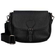 Sara Moda Trendy dámská koženková crossbody kabelka Bindi, černá