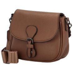 Sara Moda Trendy dámská koženková crossbody kabelka Bindi, taupe