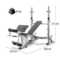 BH Fitness Posilovací lavice Optima Press G330