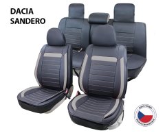 Cappa Autopotahy Perfetto DL Dacia Sandero černá/šedá