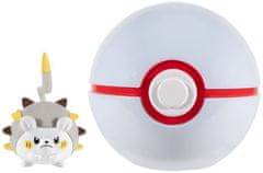 Jazwares Pokémon Clip'n'Go Poké Balls Togedemaru & Premier Ball