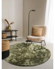 Elle Decor Kusový koberec Cosy 106109 Green kruh z kolekce Elle 160x160 (průměr) kruh