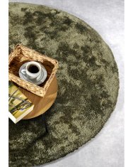 Elle Decor Kusový koberec Cosy 106109 Green kruh z kolekce Elle 160x160 (průměr) kruh