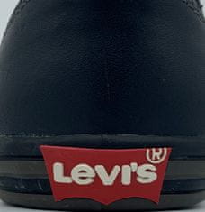 Levis pánské kožené nízké kecky v elegantně-sportovním designu v černé