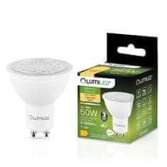 LUMILED 10x LED žárovka GU10 6W = 50W 580lm 3000K Teplá bílá NASTAVITELNÁ 24° 36° 60°