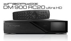 Dreambox satelitný prijímač DM900 RC20 UHD 1xDual FBC DVB-S2X Multistream