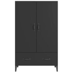 Vidaxl Highboard černý 70 x 31 x 115 cm kompozitní dřevo