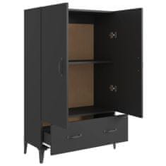 Vidaxl Highboard černý 70 x 31 x 115 cm kompozitní dřevo