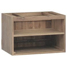 Vidaxl Nástěnná koupelnová skříňka 60 x 39 x 40 cm masivní teak