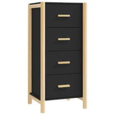 Vidaxl Skříň highboard černá 42 x 38 x 90 cm kompozitní dřevo