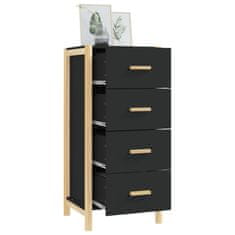 Vidaxl Skříň highboard černá 42 x 38 x 90 cm kompozitní dřevo