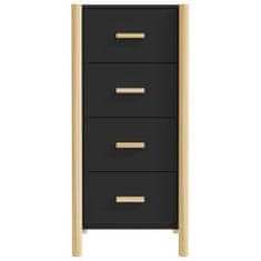 Vidaxl Skříň highboard černá 42 x 38 x 90 cm kompozitní dřevo