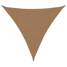 Vidaxl Stínící plachta 160 g/m² taupe 4 x 4 x 4 m HDPE