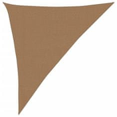 Vidaxl Stínící plachta 160 g/m² taupe 3 x 4 x 5 m HDPE