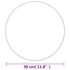 Vidaxl Zrcadlo bez rámu kulaté 30 cm sklo